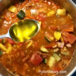 Polish Leczo Vegetable Sausage Stew Recipe Polish Meals Cooking