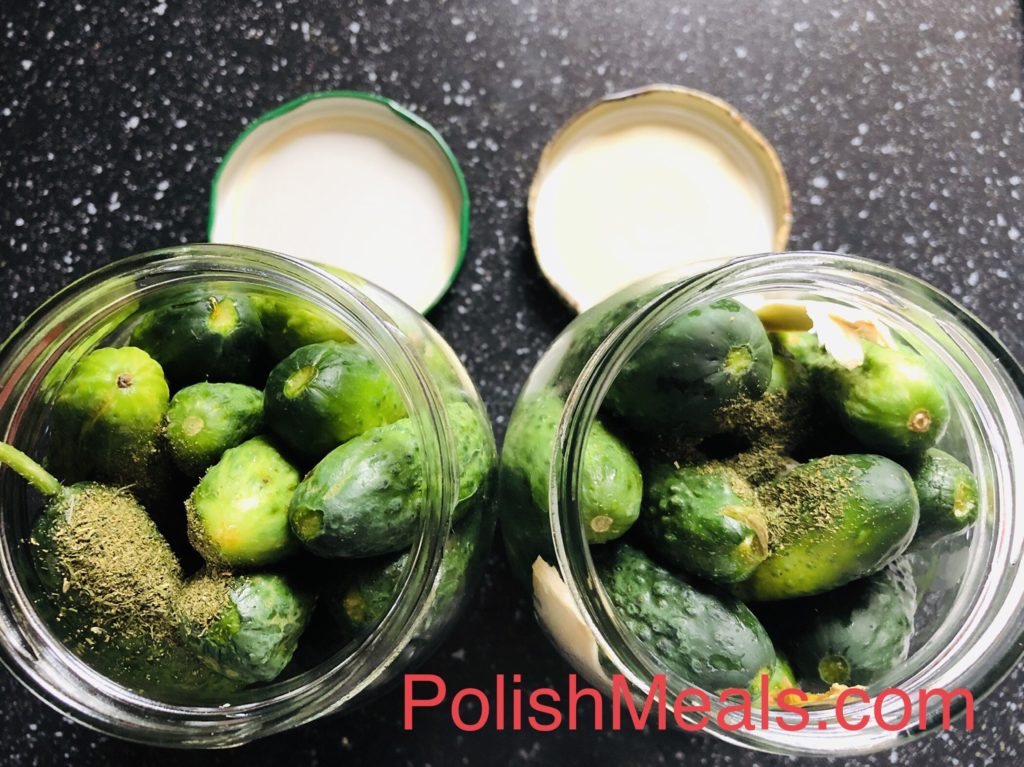 Polish Traditional Cucumbers in Brine Recipe Polish Meals & Cooking